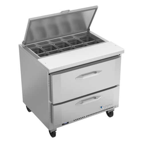 Victory VSPD36HC-10-2 36" Sandwich / Salad Prep Table