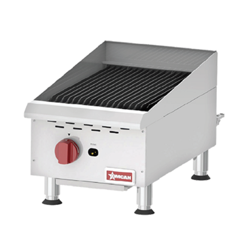 Omcan 43736 15" Gas Countertop Charbroiler