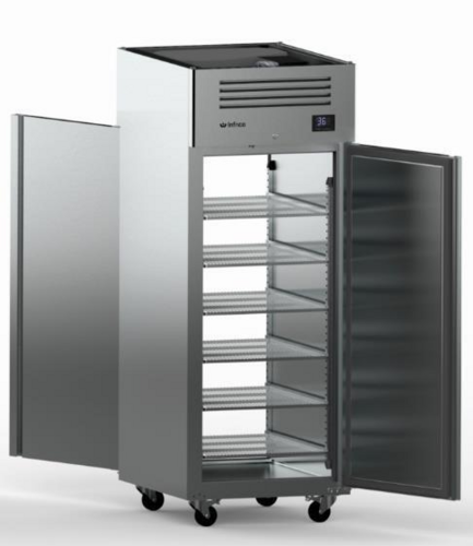 Infrico IRR-AGB701PDC 27" Solid & Glass Door Pass-Thru Refrigerator