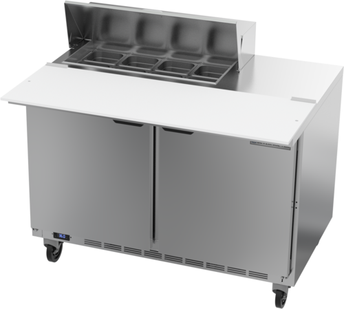 Beverage-Air SPE48HC-08C 48" 2 Doors 9 Pan Sandwich / Salad Prep Table