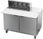 Beverage-Air SPE48HC-08C 48" 2 Doors 9 Pan Sandwich / Salad Prep Table