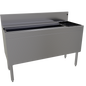 Glastender CBA-48-CP10-ED 48" Underbar Ice Bin / Cocktail Station