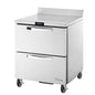 True TWT-27D-2-HC~SPEC3 27 5/8" 2 Drawer Worktop Refrigerator