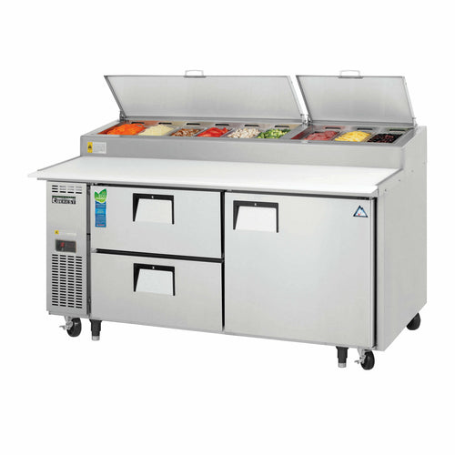 Everest EPPR2-D2 71" 1 Door Pizza Prep Table
