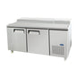 Atosa MPF8202GR 67" 2 Doors Pizza Prep Table