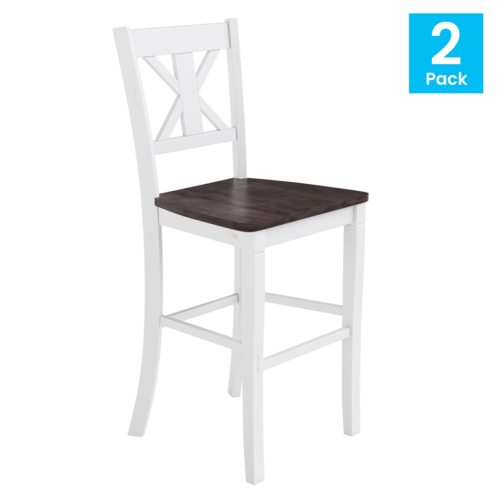 Flash Furniture ES-STBN1-29-WH-2-GG 19" Barstool