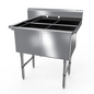 NBR 2SS-181814 41 1/8" Compartment Sink