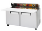 Turbo Air MST-60-16-N 60 1/4" 2 Doors 16 Pan Sandwich / Salad Prep Table