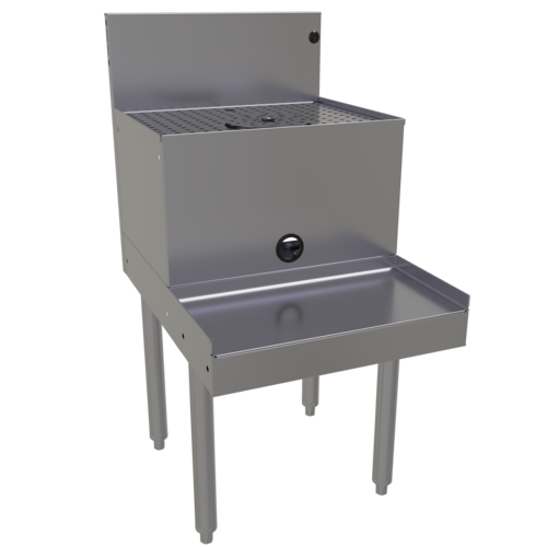 Glastender DBSA-18-RF 18" Underbar Ice Bin / Cocktail Station