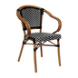 Flash Furniture SDA-ADS642142-BKWH-NAT-GG 12" Dining Chair