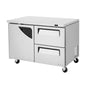 Turbo Air TUR-48SD-D2-N 48 1/4" Solid Door Undercounter Refrigerator
