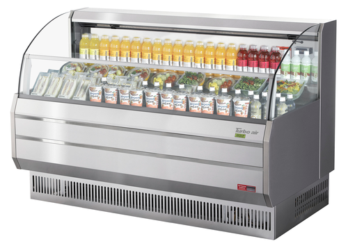 Turbo Air TOM-75SS-N 75 3/4" Open Air Merchandiser