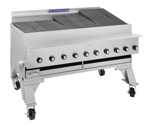 Bakers Pride CH-10 54 5/8" Gas Floor Charbroiler