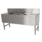 Advance Tabco PRB-19-83C 96" Underbar Sink
