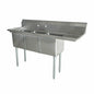 Omcan 43777 74 1/2" Compartment Sink