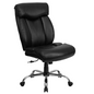 Flash Furniture GO-1235-BK-LEA-GG 29" Dining Chair