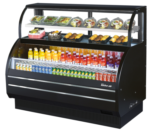 Turbo Air TOM-W-60SB-N 62 5/8" Open Air Merchandiser