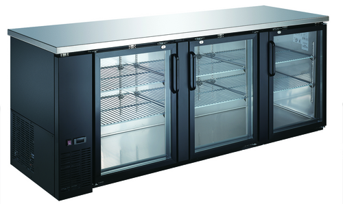 Entree EBB90-27GX 90 3/8" Solid Door Back Bar Cooler