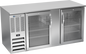 Beverage-Air BB68HC-G-S 68" Glass Door Back Bar Cooler