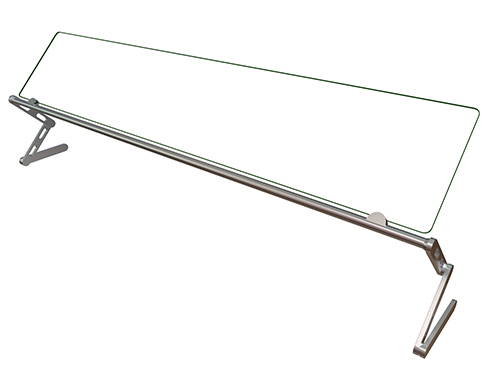 Hatco ALLIN1-72 74 1/2" Sneeze Guard