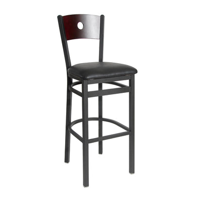 BFM Seating 2152B-SB GR2 17 1/2" Barstool