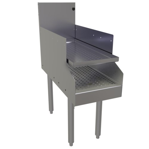 Glastender RDBB-12S 12" Underbar Drainboard