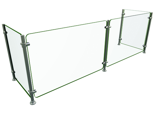 Hatco EP5-RING-72 72" Sneeze Guard