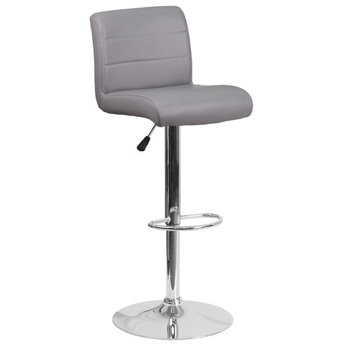 Flash Furniture DS-8101B-GY-GG 16 1/4" Barstool