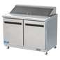 Arctic Air AMT48R 48 1/4" 2 Doors 18 Pan Mega Top Sandwich / Salad Prep Table