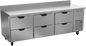 Beverage-Air WTRD93AHC-6 93" 6 Drawer Worktop Refrigerator