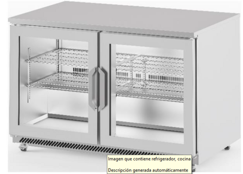 Infrico IUC-UC60RCR 60 1/2" Solid Door Undercounter Refrigerator