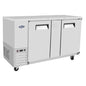 Atosa SBB69GRAUS1 68" Solid Door Back Bar Cooler