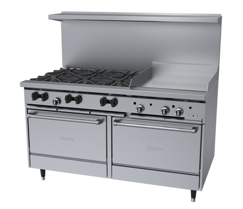 Garland X60-6G24RR-SIGNATURE 59" Gas Restaurant Range