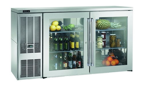 Perlick BBS60-SG-L-STK 60" Solid Door Back Bar Cooler