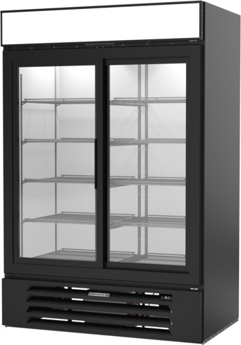 Beverage-Air MMR45HC-1-B 52" 2 Section Refrigerated Merchandiser