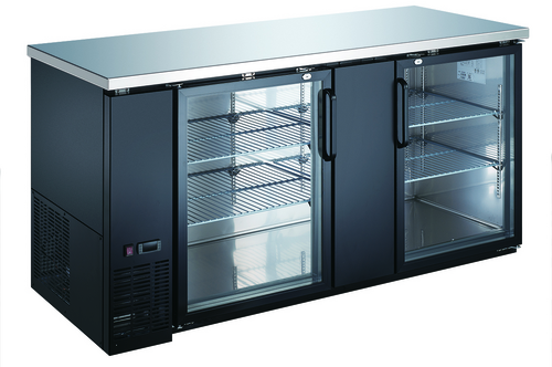 Entree EBB69-27GX 69 1/8" Solid Door Back Bar Cooler