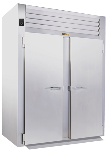 Traulsen RRI232H-FHS 68" 2 Section Solid Door Roll-In Refrigerator