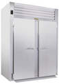 Traulsen RRI232H-FHS 68" 2 Section Solid Door Roll-In Refrigerator