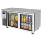 Turbo Air JUR-60-G-N 59" Glass Door Undercounter Refrigerator