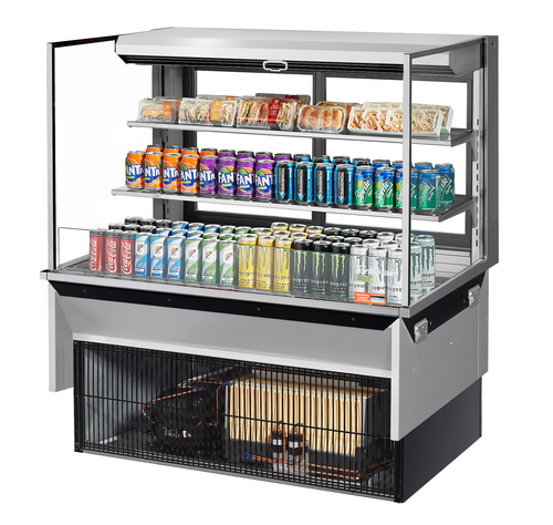 Turbo Air TOM-48L-UFD-S-3SI-N 47 7/8" Refrigerated Display Case