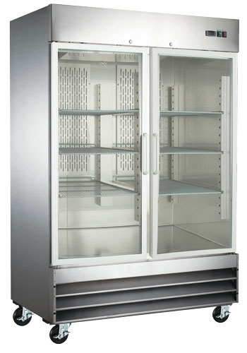 Omcan 51026 54" 2 Section Refrigerated Merchandiser