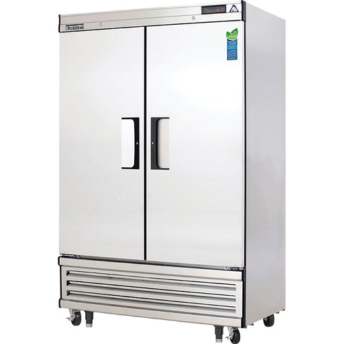 Everest EBSF2 49 5/8" 2 Section Solid Door Reach-In Freezer