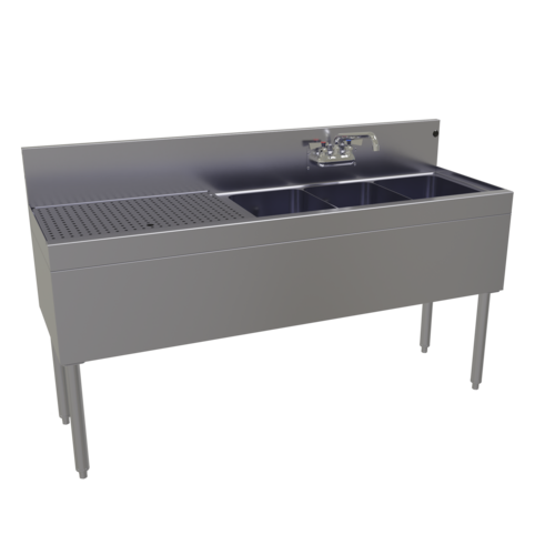 Glastender TSA-60R-S 60" Underbar Sink