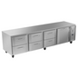 Victory VURD119HC-6 118 7/8" Solid Door Undercounter Refrigerator