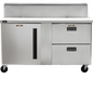 Traulsen CLPT-6016-DW-LD 60 1/2" 16 Pan Sandwich / Salad Prep Table