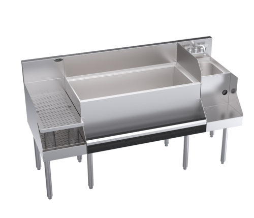 Krowne KR24-W60B-10 60" Underbar Ice Bin / Cocktail Station