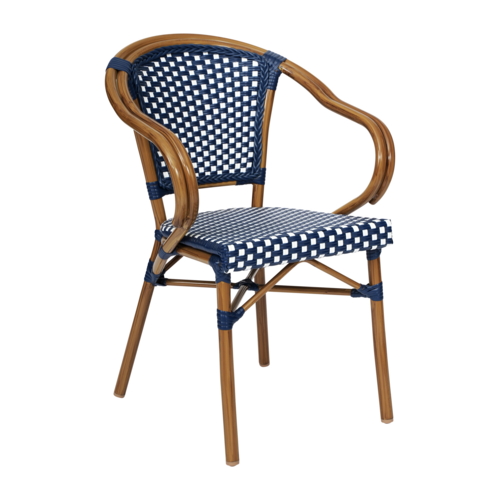 Flash Furniture SDA-ADS642142-NVYWH-NAT-GG 12" Dining Chair