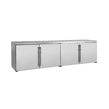 Perlick BBRLP96 96" Solid Door Back Bar Cooler