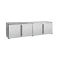 Perlick BBRLP96 96" Solid Door Back Bar Cooler