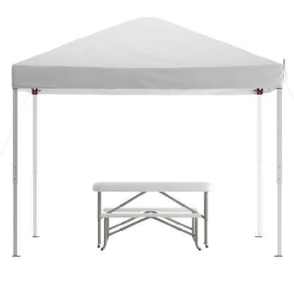 Flash Furniture JJ-GZ10103-WH-GG 116" Patio Umbrella